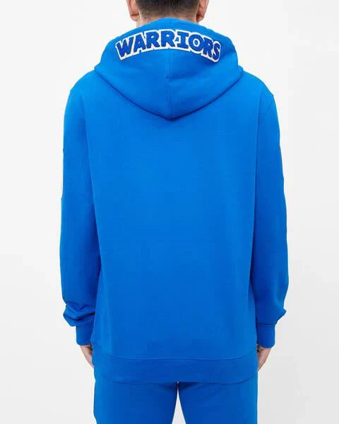 Golden State Warriors Classic Chenille Dk Po Hoodie product image 2, provided for visual reference and product detail review