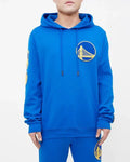 Golden State Warriors Classic Chenille Dk Po Hoodie product image 1, provided for visual reference and product detail review
