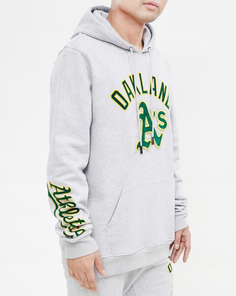 Pro Standard Oakland Athletics Stacked Logo Hoody product image 3, provided for visual reference and product detail review