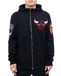 Pro Standard Chicago Bulls Logo Zipper Hoody product image 1, provided for visual reference and product detail review