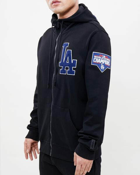 Pro Standard Los Angeles Dodgers Logo Zipper Hoody product image 3, provided for visual reference and product detail review