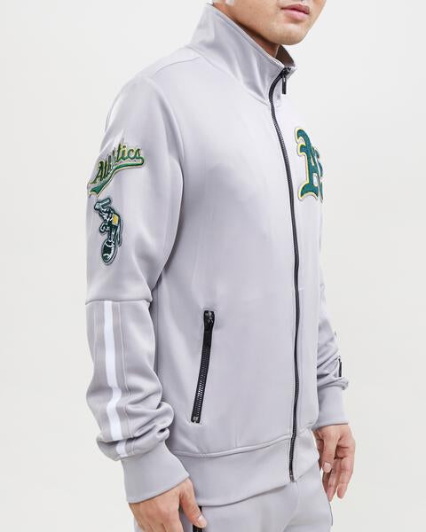 Pro Standard Oakland Athletics Pro Team Track Jacket product image 2, provided for visual reference and product detail review