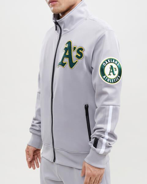 Pro Standard Oakland Athletics Pro Team Track Jacket product image 3, provided for visual reference and product detail review