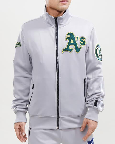 Pro Standard Oakland Athletics Pro Team Track Jacket product image 1, provided for visual reference and product detail review