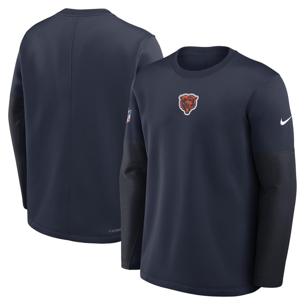 Chicago Bears Nike Scripted To Win 2025 Sideline Coach Thermal-Fit Long Sleeve product image 1, provided for visual