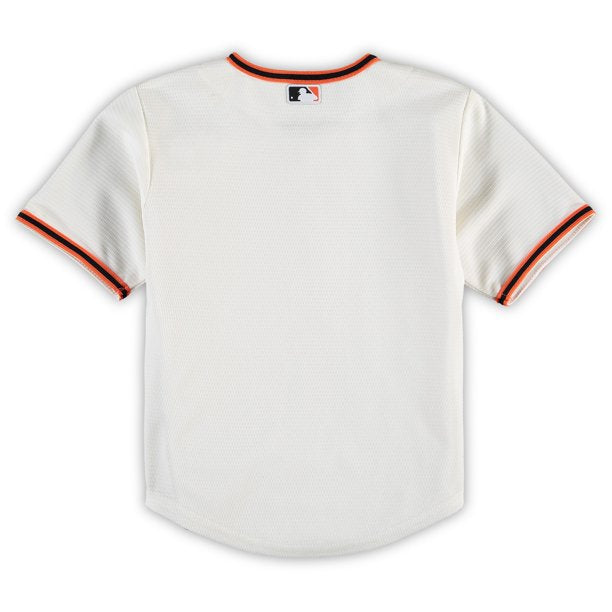 Nike Preschool San Francisco Giants Home Jersey-Cream product image 2, provided for visual reference and product detail