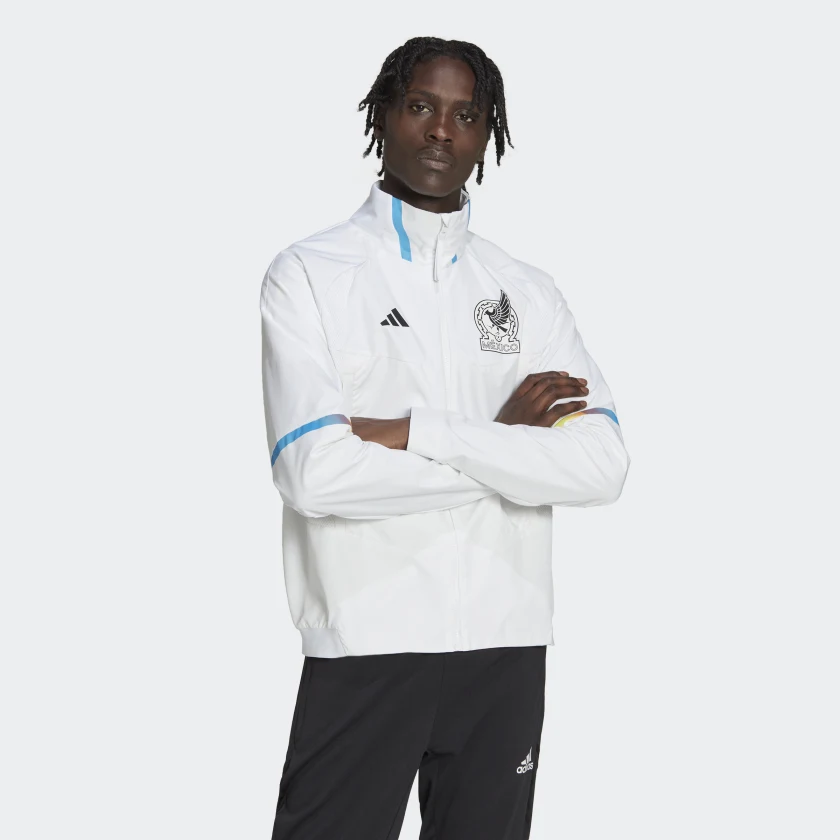 Adidas Mexico WC Game Day Anthem Jacket 2022 product image 3, provided for visual reference and product detail review