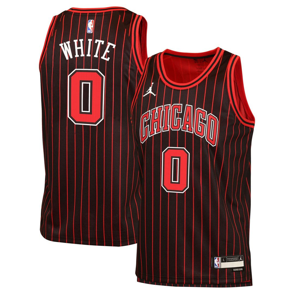 Chicago Bulls Coby White Jordan Brand Youth Swingman Jersey product image 1