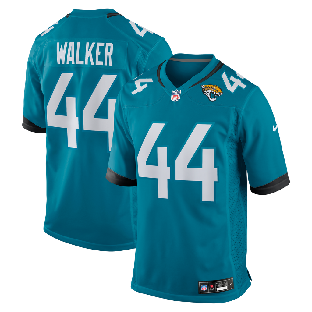 Jacksonville Jaguars Travon Walker Nike Teal Game Jersey product image 1