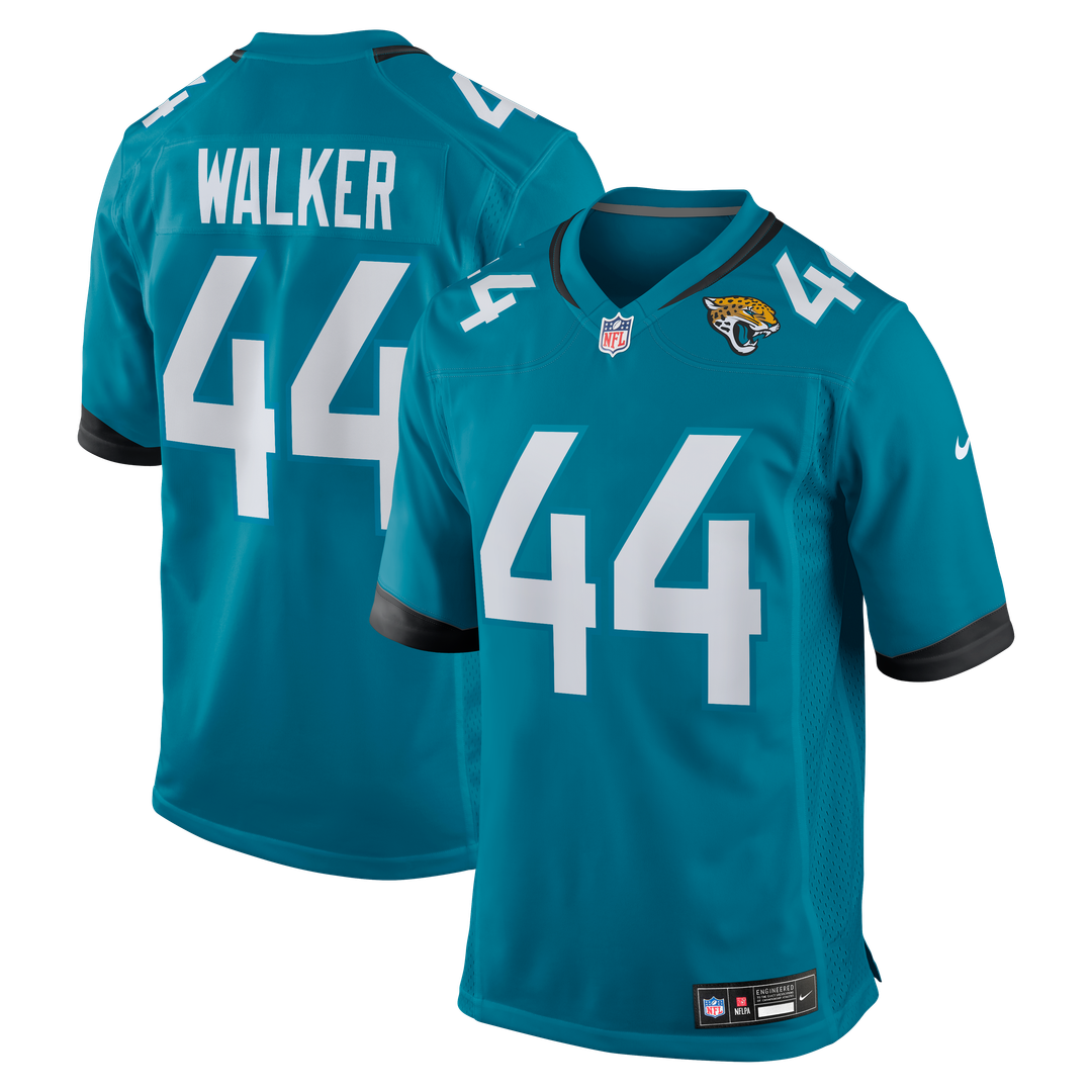 Jacksonville Jaguars Travon Walker Nike Teal Game Jersey product image 1