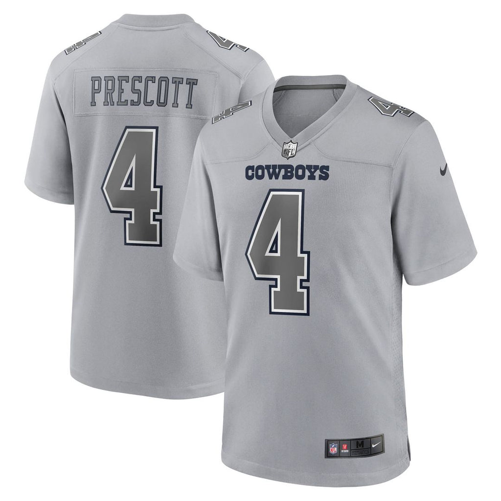 Dallas Cowboys Dak Prescott Nike Gray Atmosphere Fashion product image 1