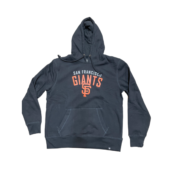 '47 Brand San Francisco Giants Headline Pullover Hoodie - Black product image 1, provided for visual reference and product