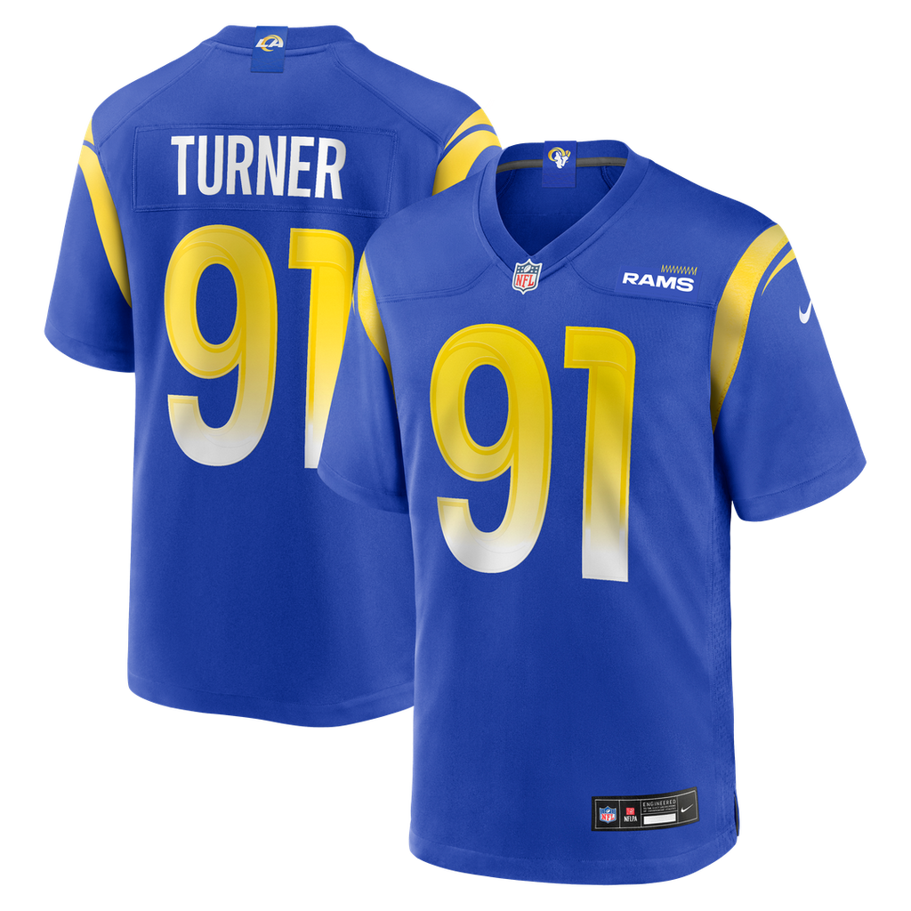 Los Angeles Rams Kobie Turner Nike Royal Home Game Jersey product image 1