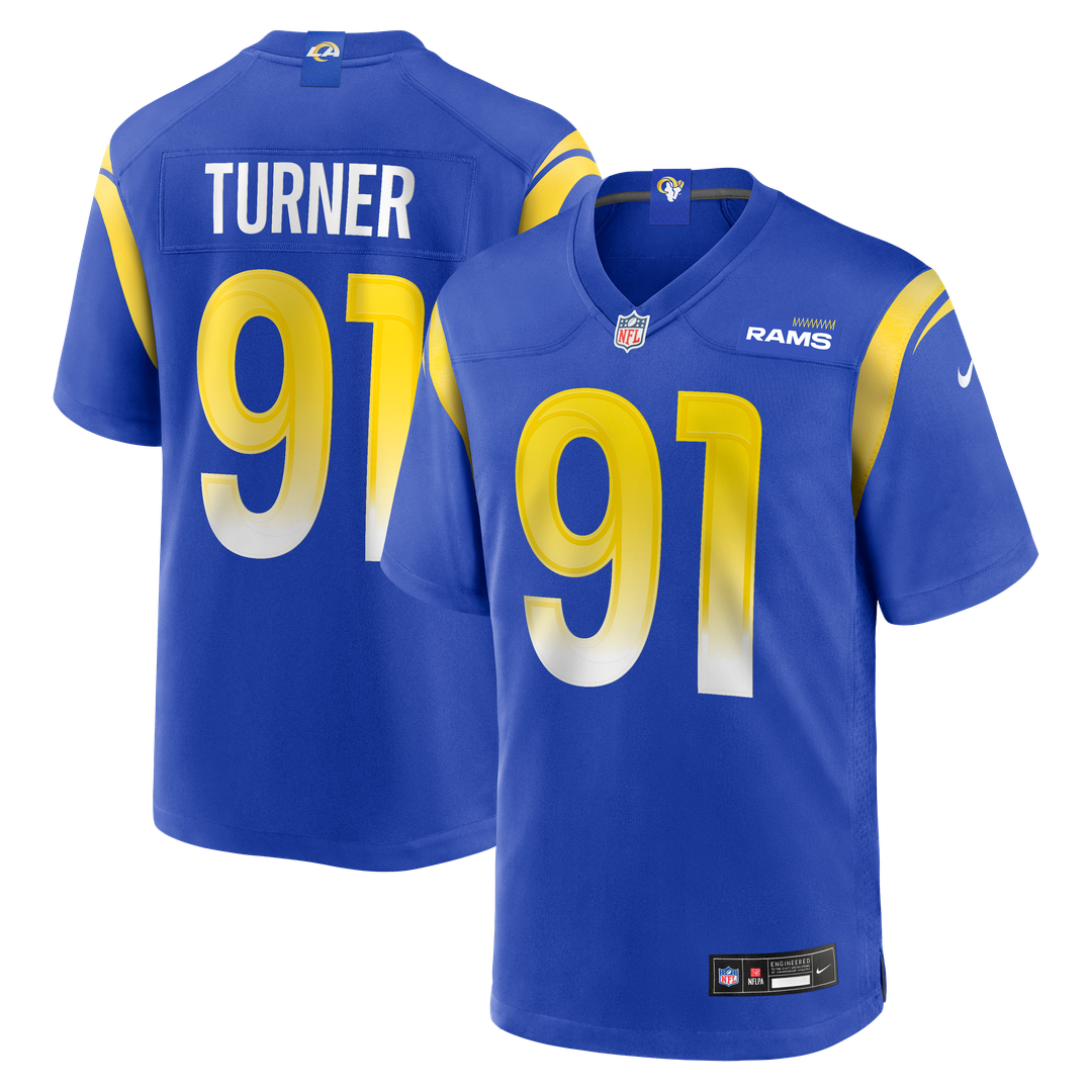 Los Angeles Rams Kobie Turner Nike Royal Home Game Jersey product image 1