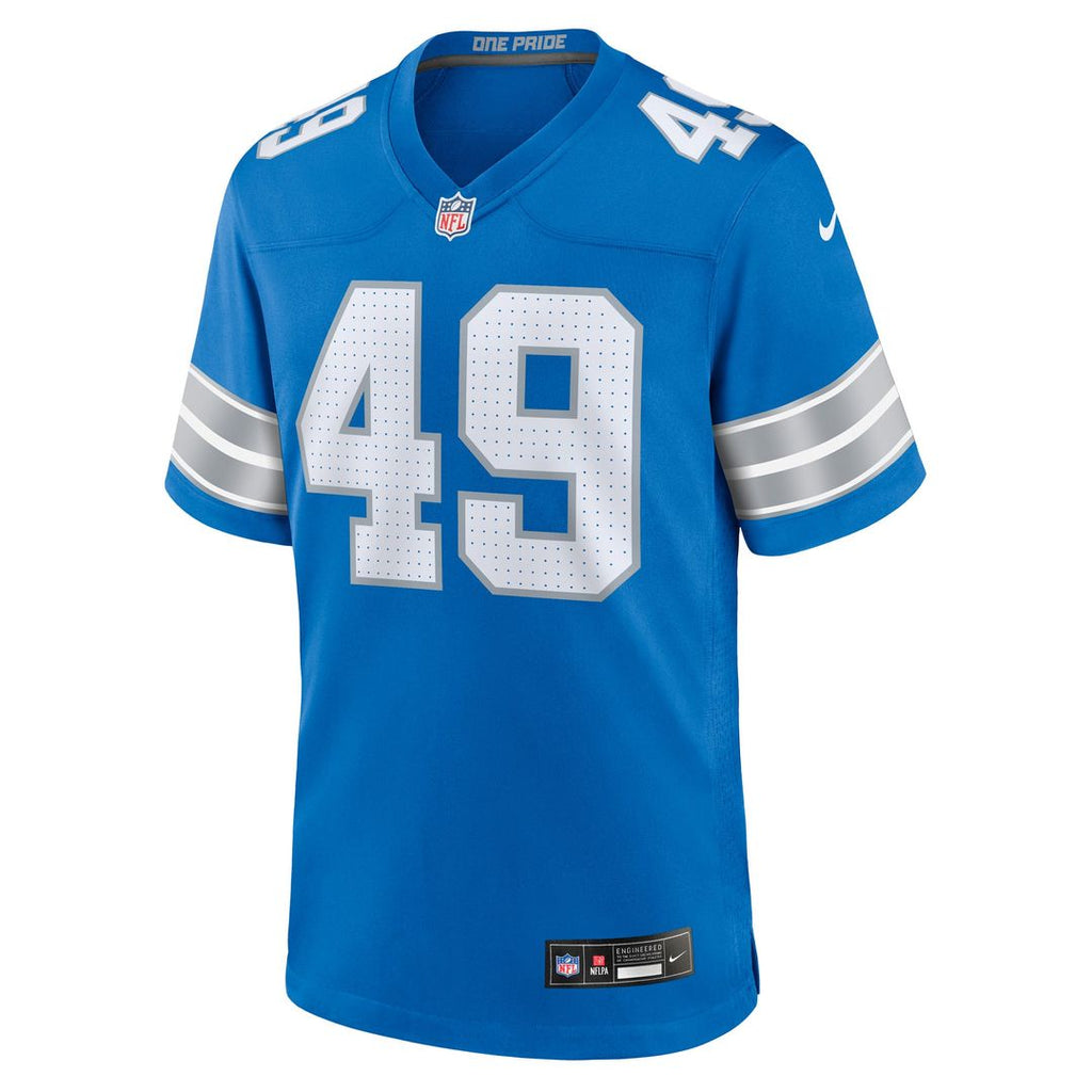 Detroit Lions Hogan Hatten Nike Blue Game Jersey product image 2