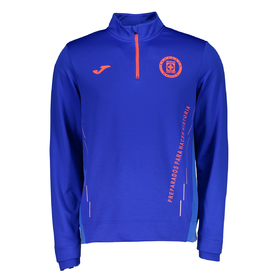 Joma Cruz Azul Training 1/4 Zip Sweatshirt-Royal product image 1, provided for visual reference and product detail review