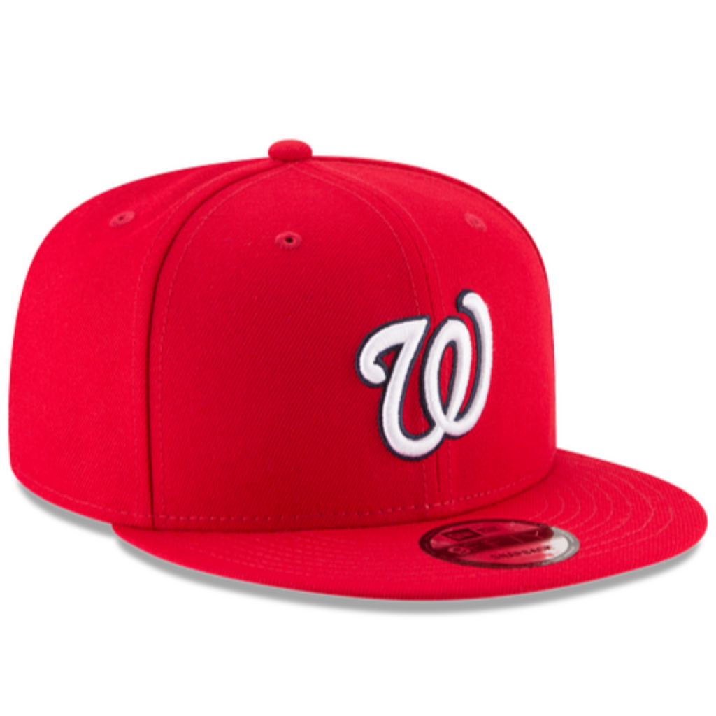 WASHINGTON NATIONALS TEAM COLOR BASIC 9FIFTY Snapback-RED product image 1, provided for visual reference and product detail