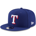 TEXAS RANGERS NEW ERA ON FIELD BASIC COLLECTION Snapback 9FIFTY-BLUE product image 1, provided for visual reference and
