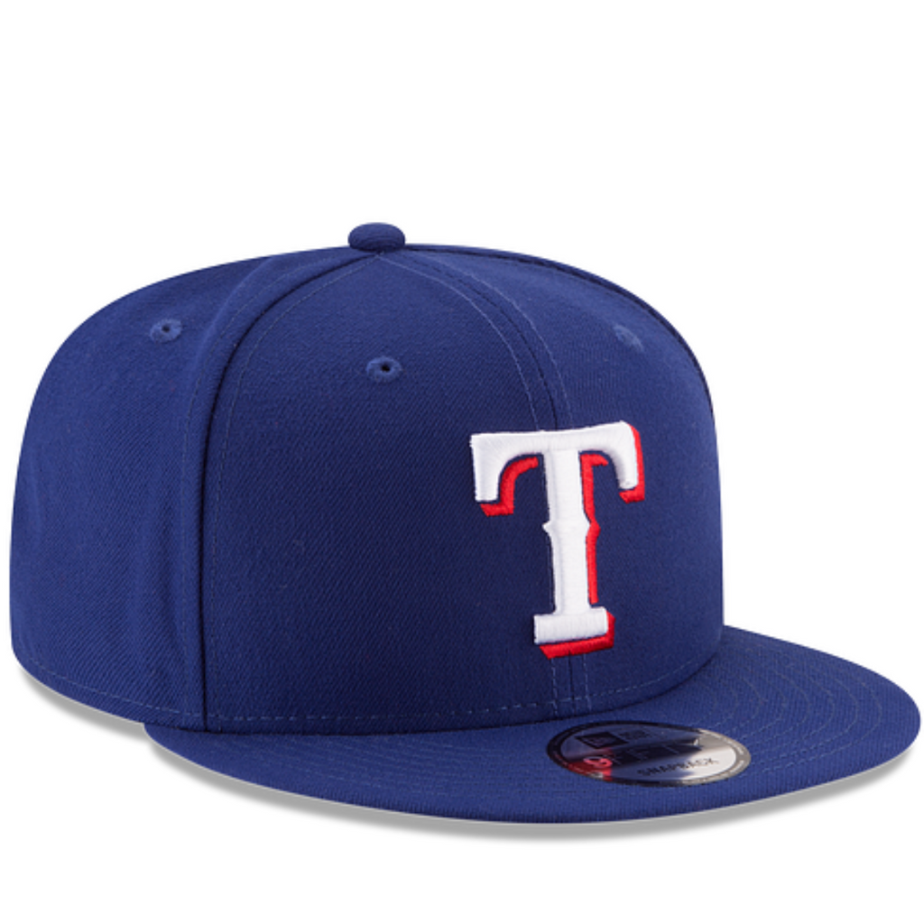 TEXAS RANGERS NEW ERA ON FIELD BASIC COLLECTION Snapback 9FIFTY-BLUE product image 3, provided for visual reference and