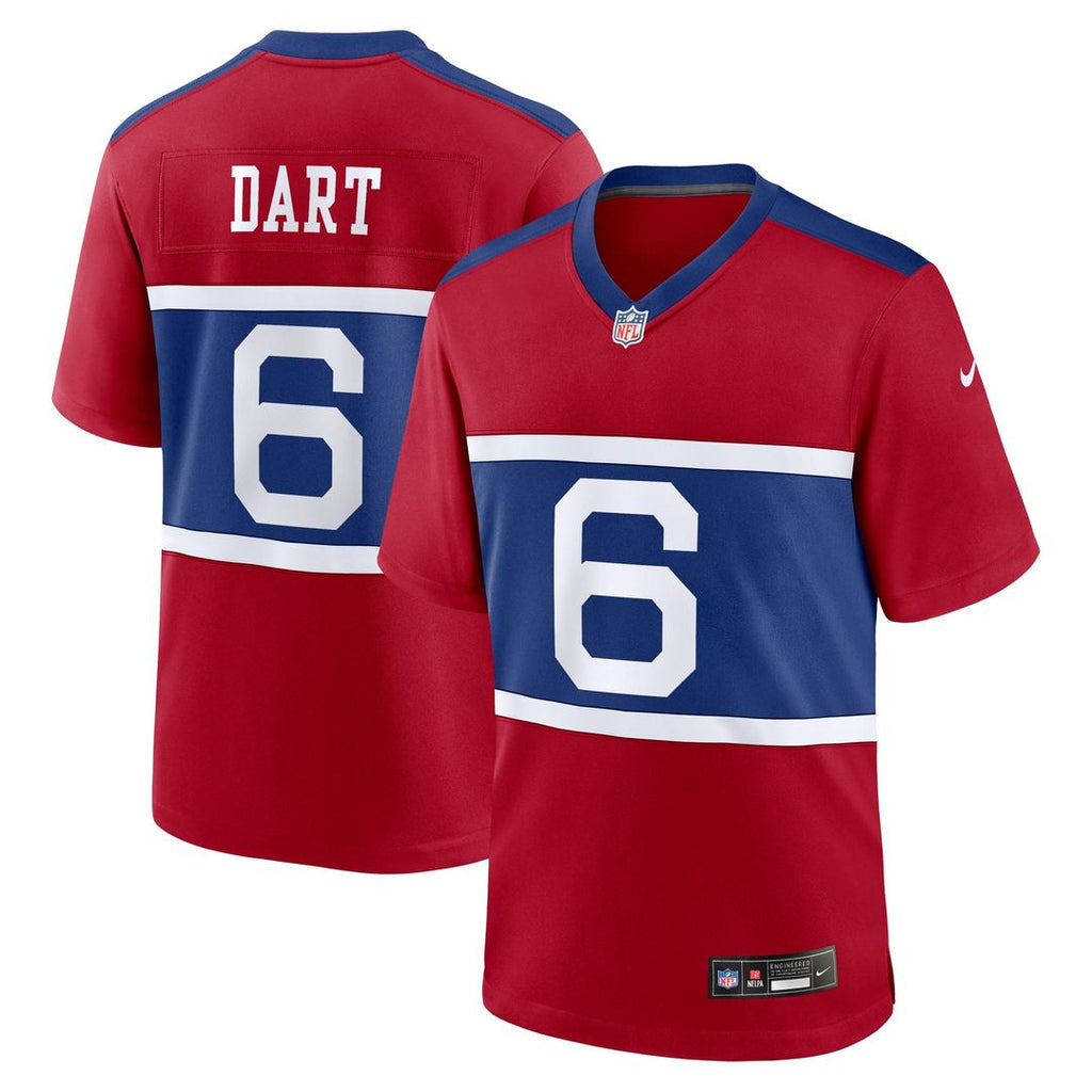 New York Giants Jaxson Dart Nike Red Alternate Century Game product image 7