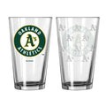 Oakland Athletics 16oz Gameday Pint Glass product image 1, provided for visual reference and product detail review