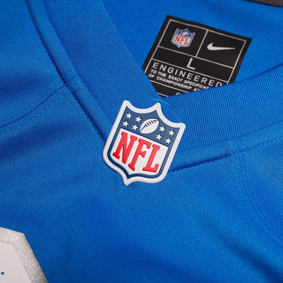 Detroit Lions Hogan Hatten Nike Blue Game Jersey product image 4