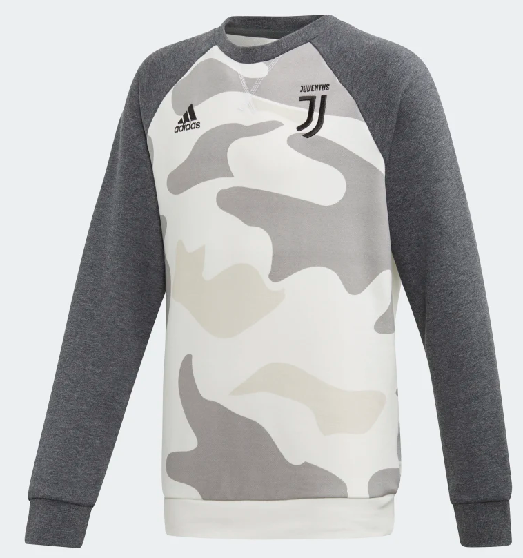 Adidas Youth Juventus Crew Sweatshirt product image 3, provided for visual reference and product detail review