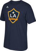LA Galaxy adidas Logo Set Short Sleeve T-Shirt - Navy for Men product image 1, provided for visual reference and product