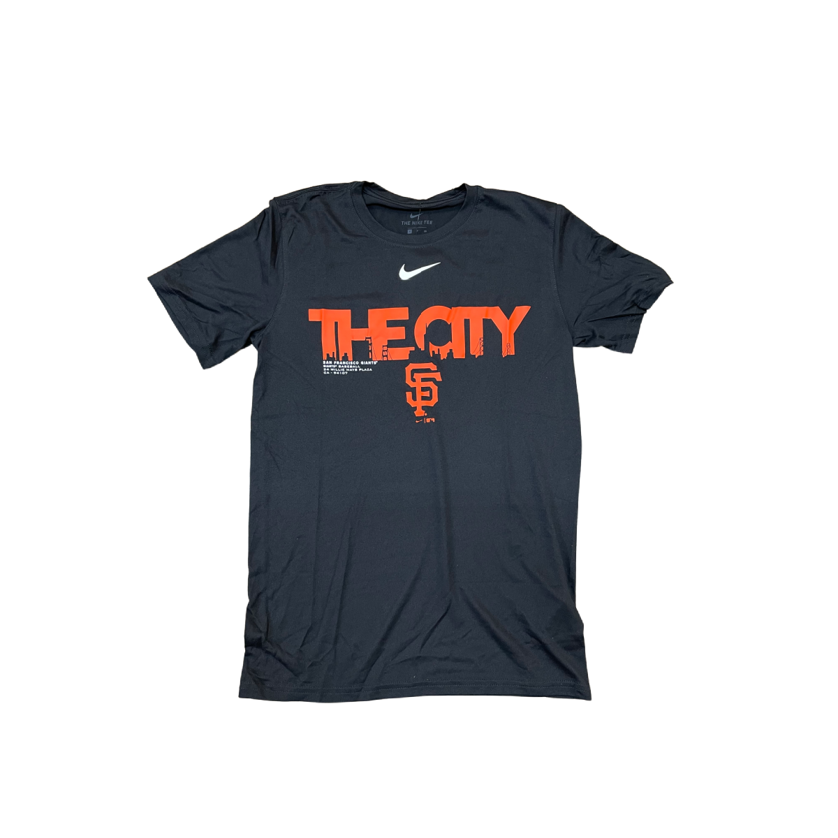 Nike Mens Short Sleeve Essentials Giants Team My City - Black product image 1, provided for visual reference and product