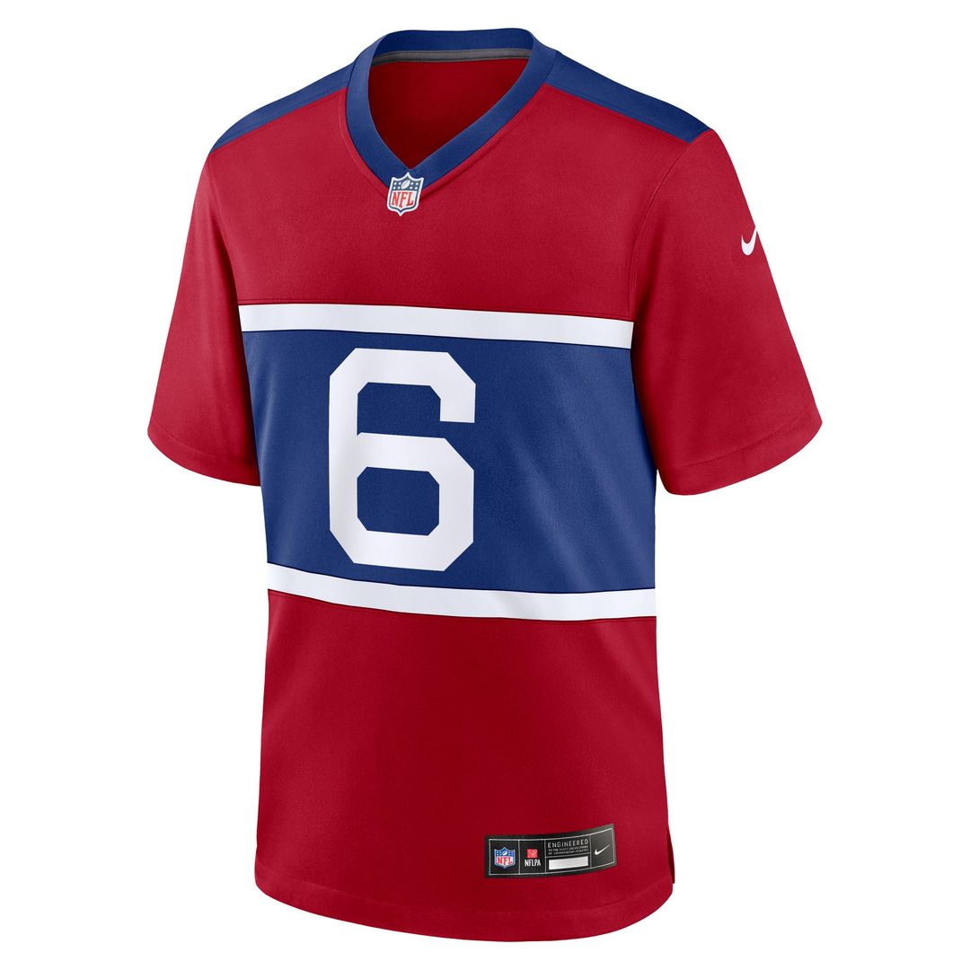 New York Giants Jaxson Dart Nike Red Alternate Century Game product image 2