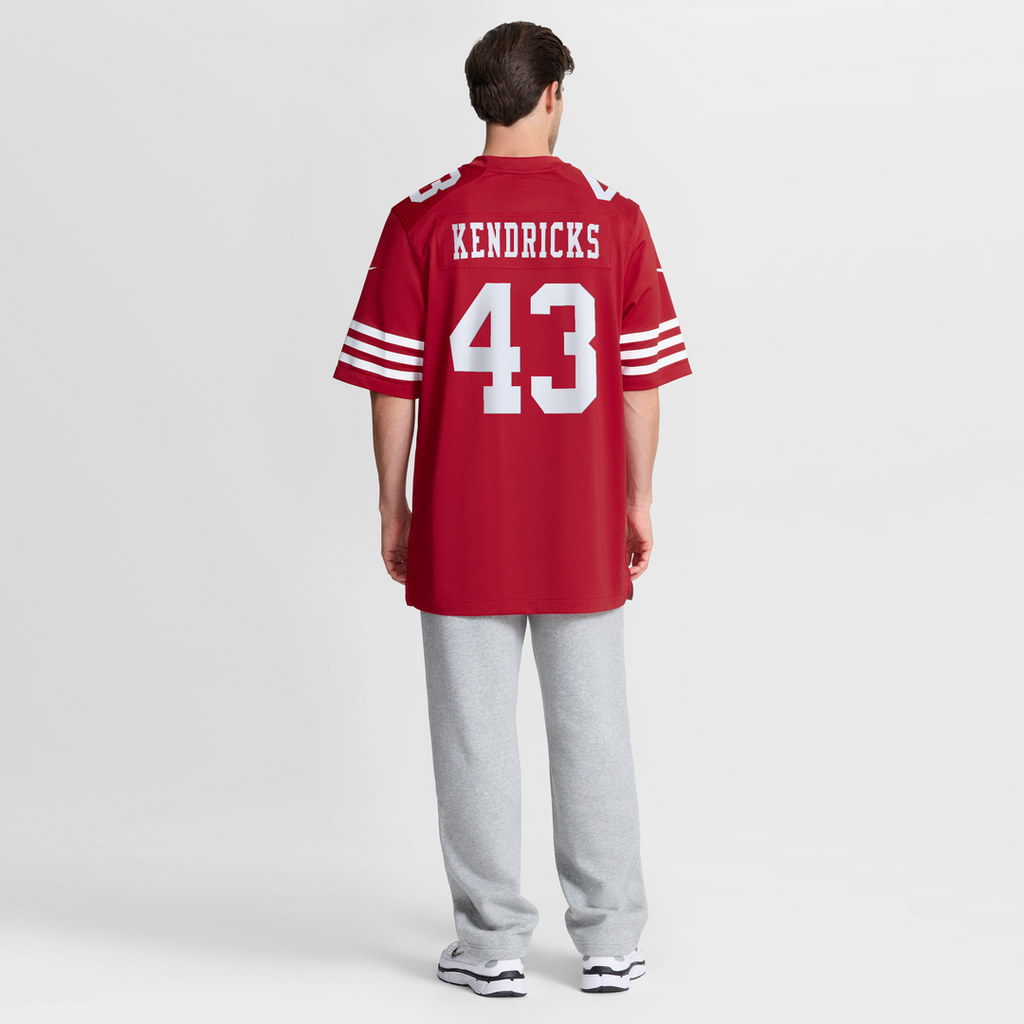 San Francisco 49ers Eric Kendricks Nike Scarlet Game Jersey product image 8