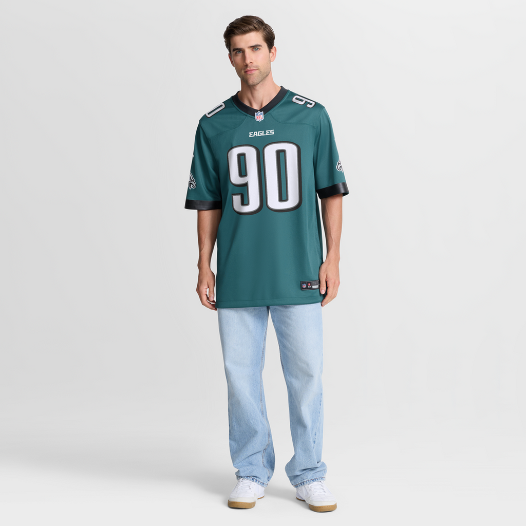 Philadelphia Eagles Jordan Davis Nike Midnight Green Game product image 7