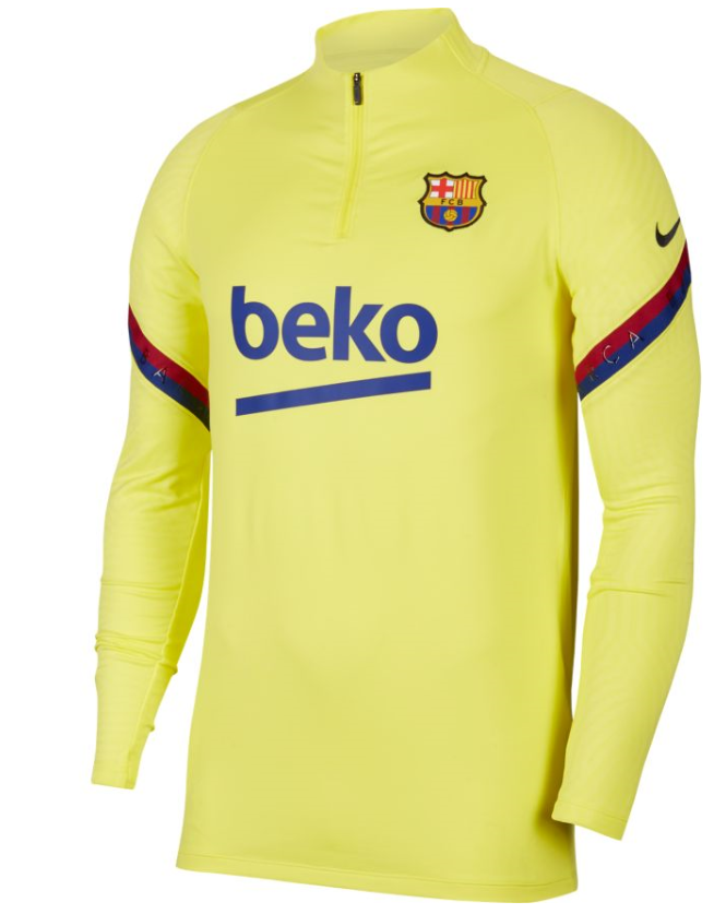 Nike Men FC Barcelona Strike Soccer Drill Top product image 1, provided for visual reference and product detail review
