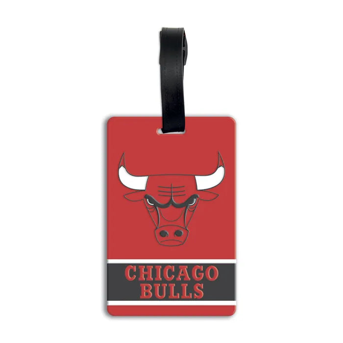 Chicago Bulls PVC Bag Tag product image 1, provided for visual reference and product detail review