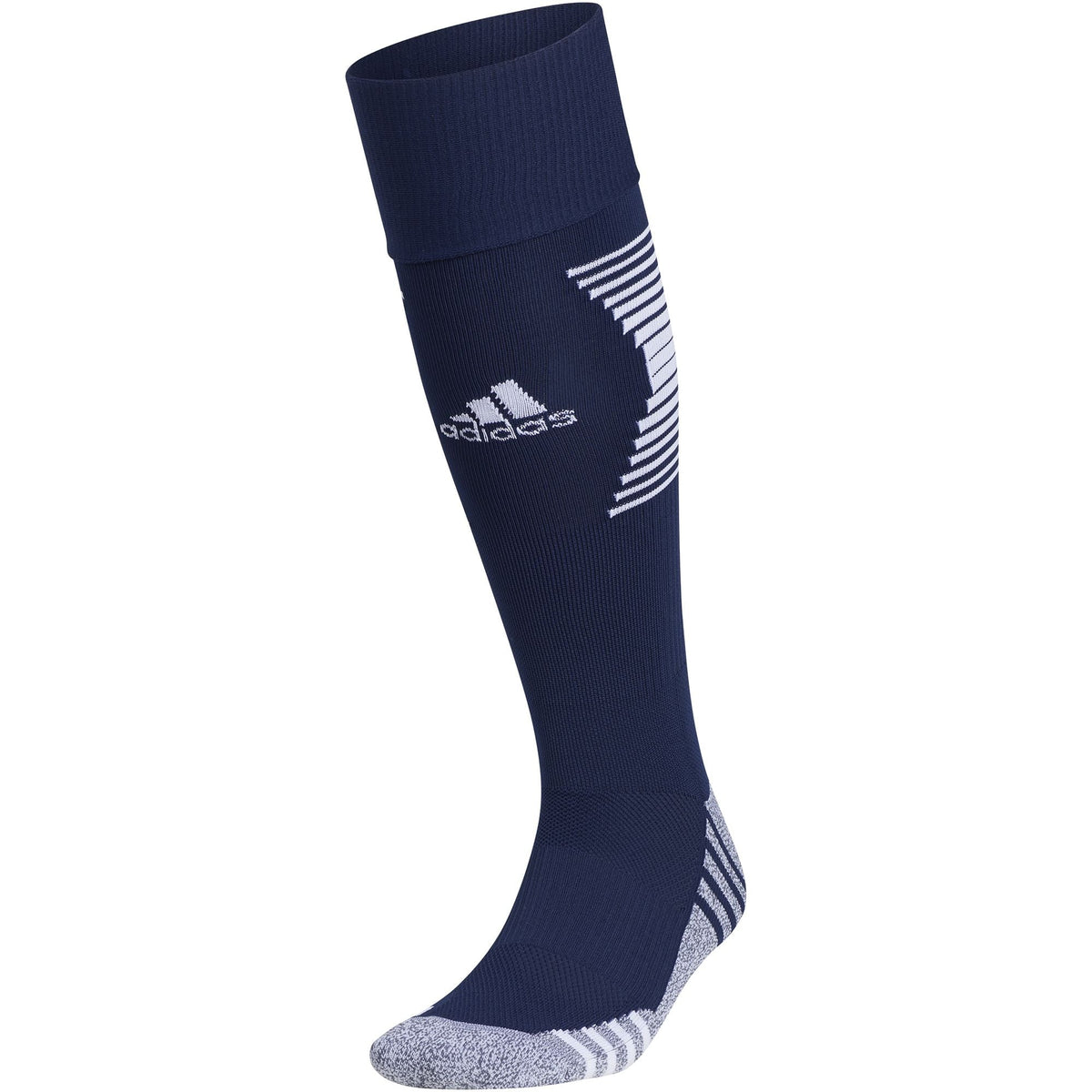 Adidas Team Speed 3 Soccer OTC Socks-navy/White product image 1, provided for visual reference and product detail review