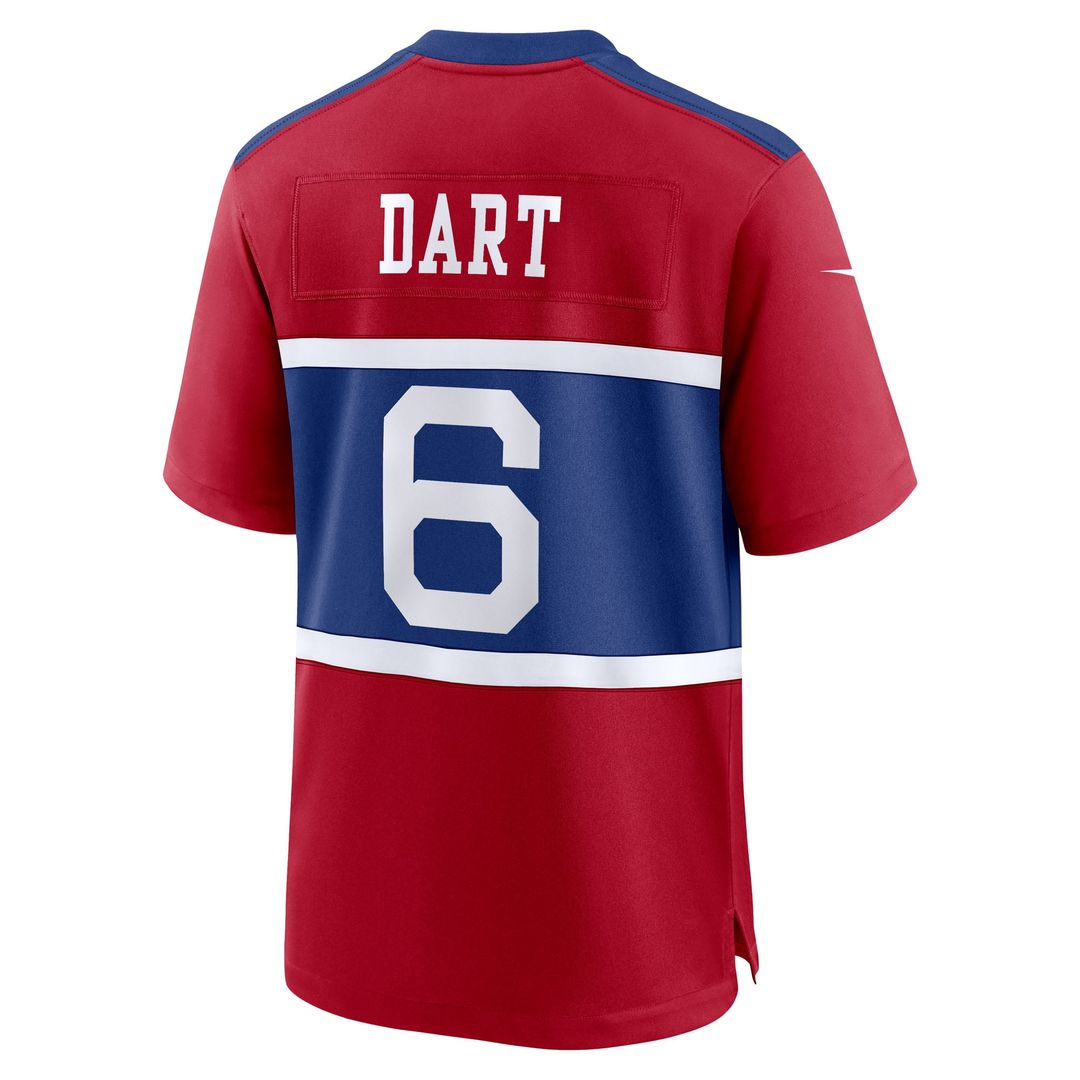 New York Giants Jaxson Dart Nike Red Alternate Century Game product image 9
