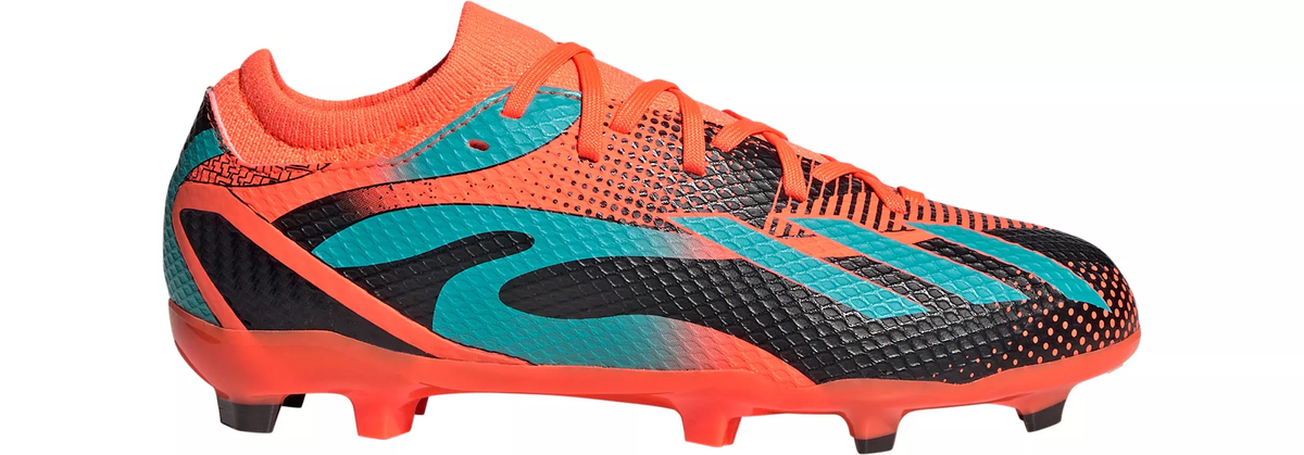 Adidas JR X Speedportal Messi.3 FG-Orange/Mint/Black product image 1, provided for visual reference and product detail review