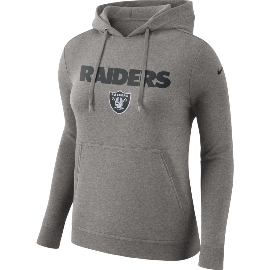 Nike NFL Raiders Women Fleece Pullover Hoodie product image 2, provided for visual reference and product detail review