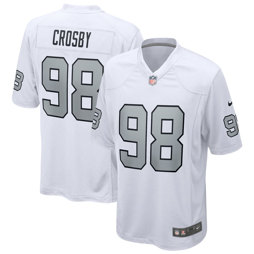 Las Vegas Raiders Maxx Crosby Nike Black Game Jersey product image 17