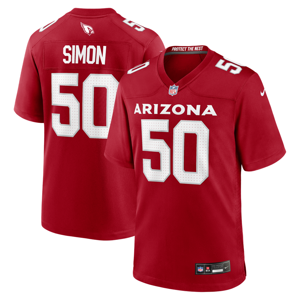 Arizona Cardinals Cody Simon Nike Cardinal Game Jersey product image 1