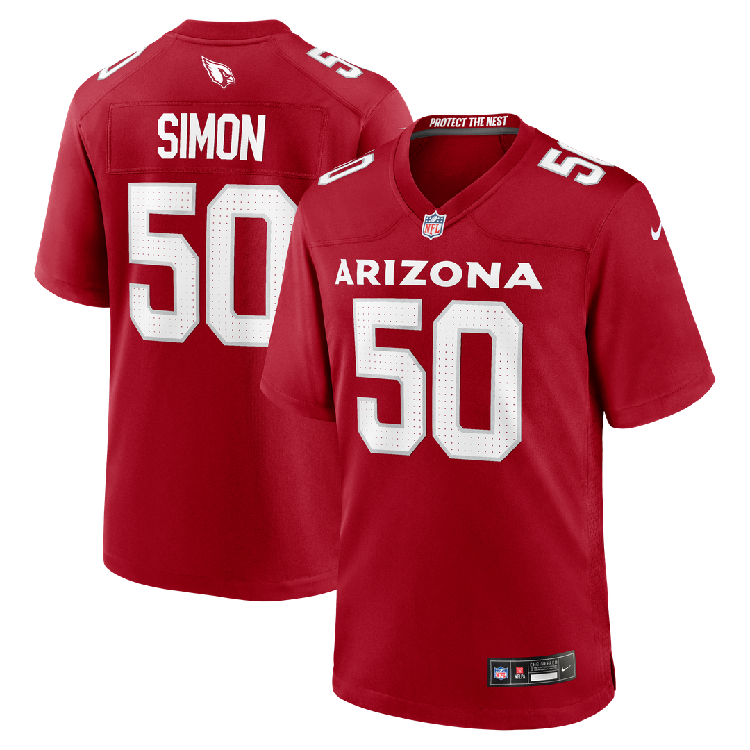 Arizona Cardinals Cody Simon Nike Cardinal Game Jersey product image 1