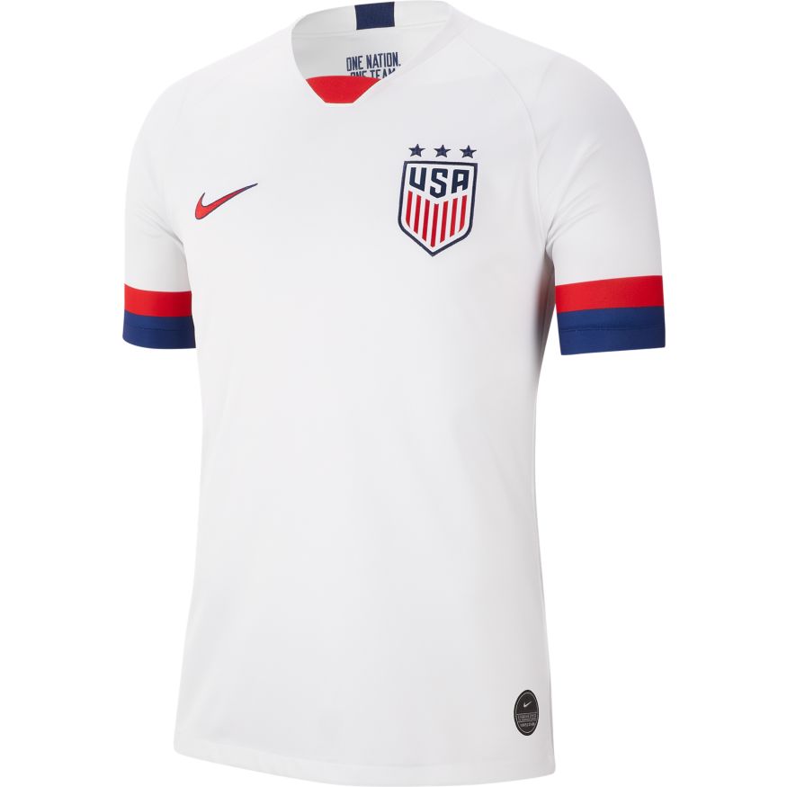 NIKE Men USA HOME STADIUM 2019 JERSEY product image 4, provided for visual reference and product detail review