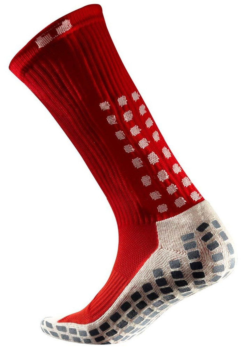 TruSox Mid-Calf Crew Sock-Red product image 1, provided for visual reference and product detail review