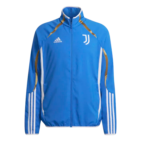Adidas Juventus Teamgeist Woven Jacket- Hires Blue product image 1, provided for visual reference and product detail review
