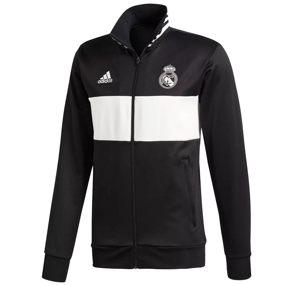 Real Madrid 3Stripes Track Jacket Top product image 1, provided for visual reference and product detail review
