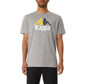 Kappa Men AUTHENTIC ESTESSI T-SHIRT - GREY product image 1, provided for visual reference and product detail review