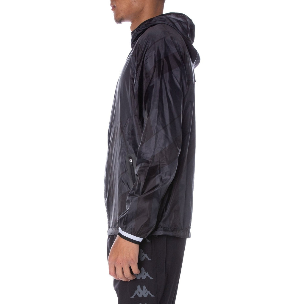 Kappa Kombat Bimy Active Jacket- Black product image 3, provided for visual reference and product detail review