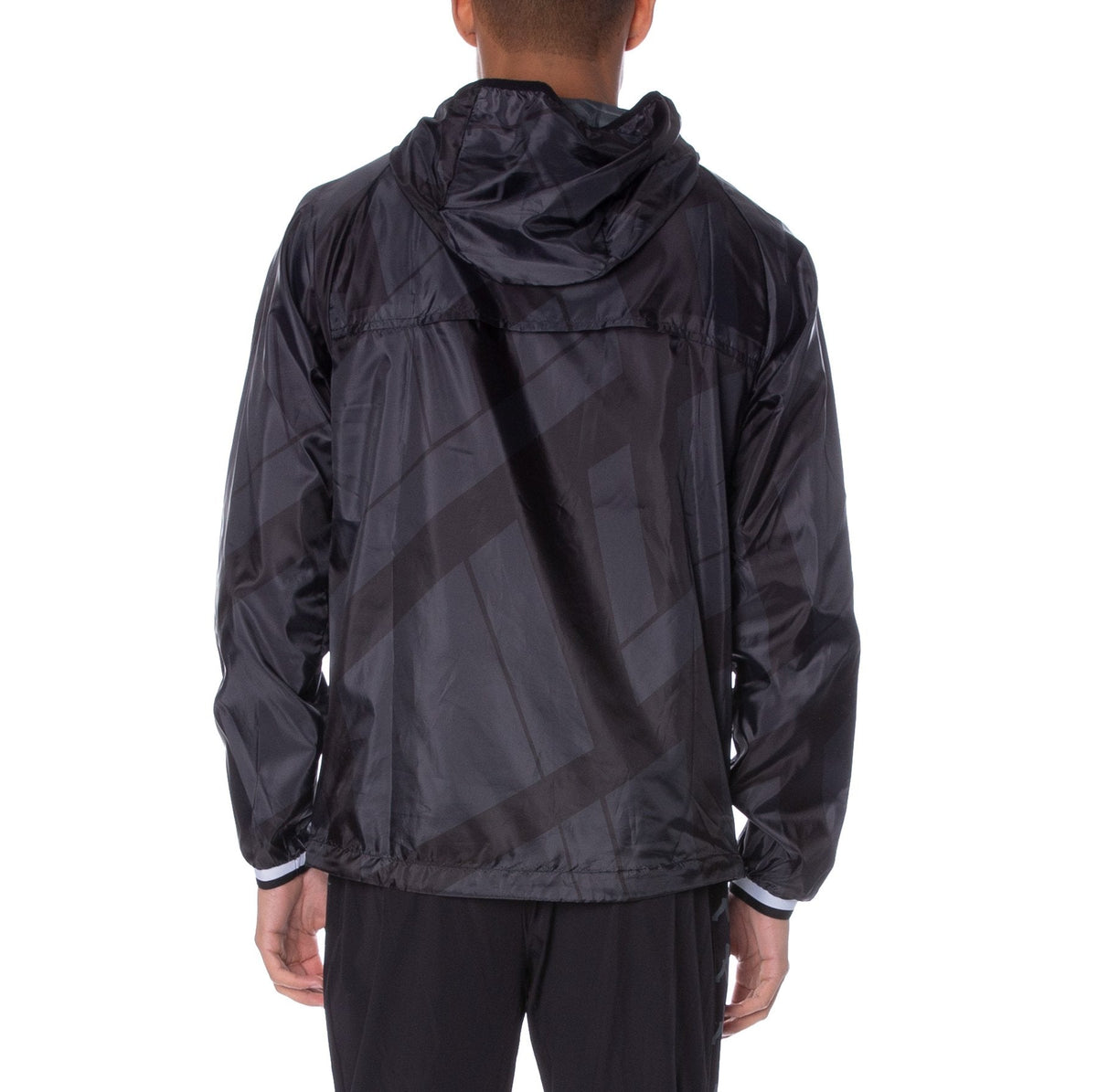 Kappa Kombat Bimy Active Jacket- Black product image 2, provided for visual reference and product detail review