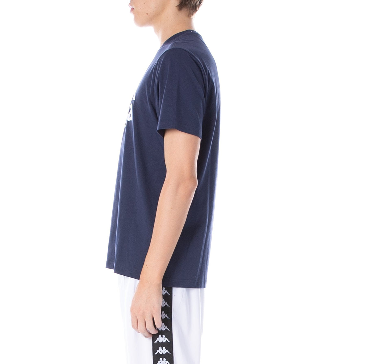 Kappa AUTHENTIC ESTESSI T-SHIRT - BLUE MARINE WHITE product image 2, provided for visual reference and product detail review