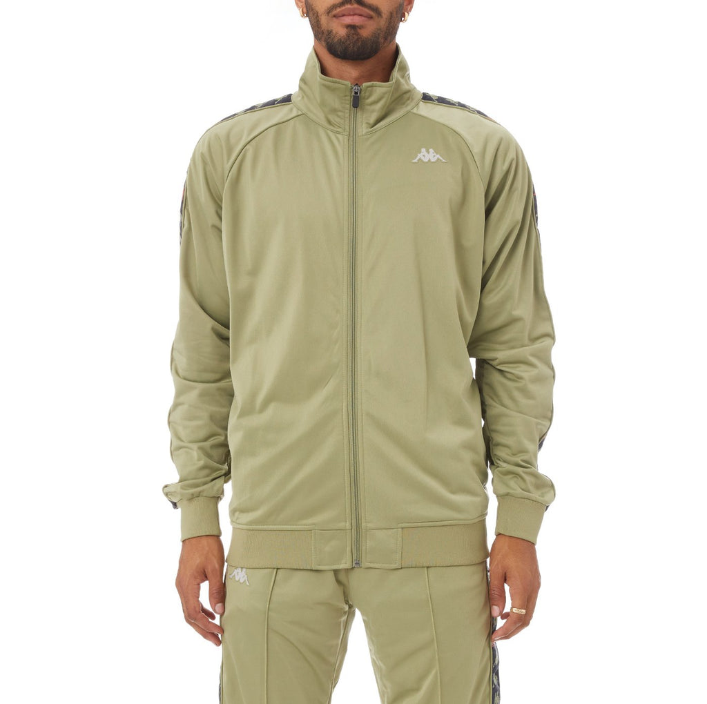 222 Banda Dullo Track Jacket - Green Salvia product image 1, provided for visual reference and product detail review